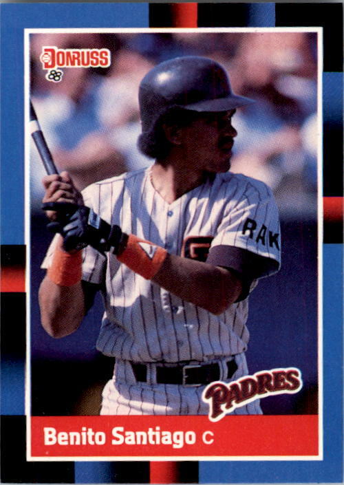 1988 Benito Santiago Donruss Baseball Card #114