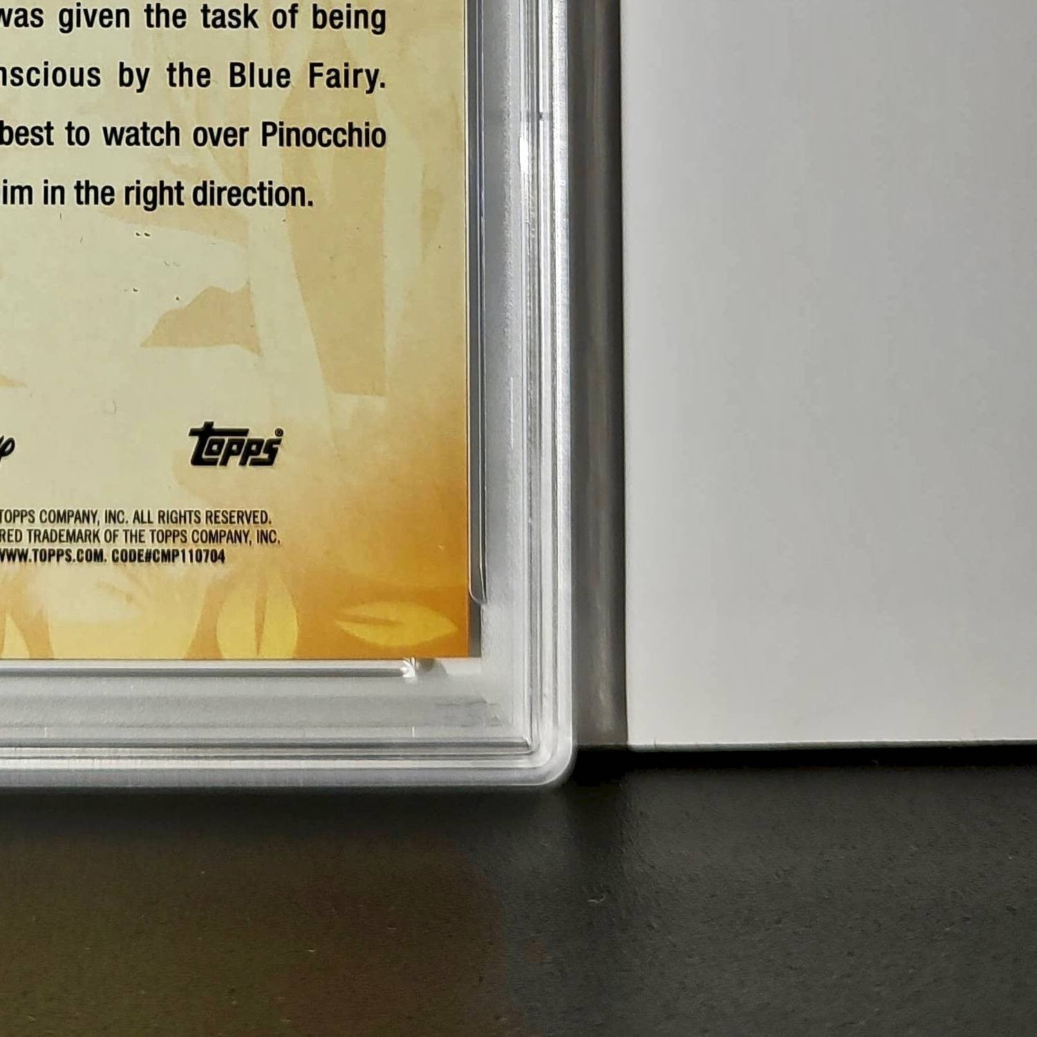 Jiminy Cricket 2025 Topps Disney #FF-2 Furry Friends Card Pinocchio PSA 9