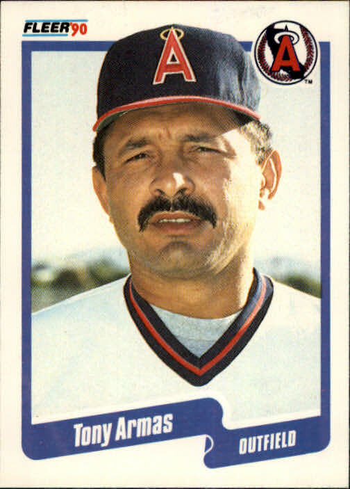 1990 Tony Armas Fleer Baseball Card #126