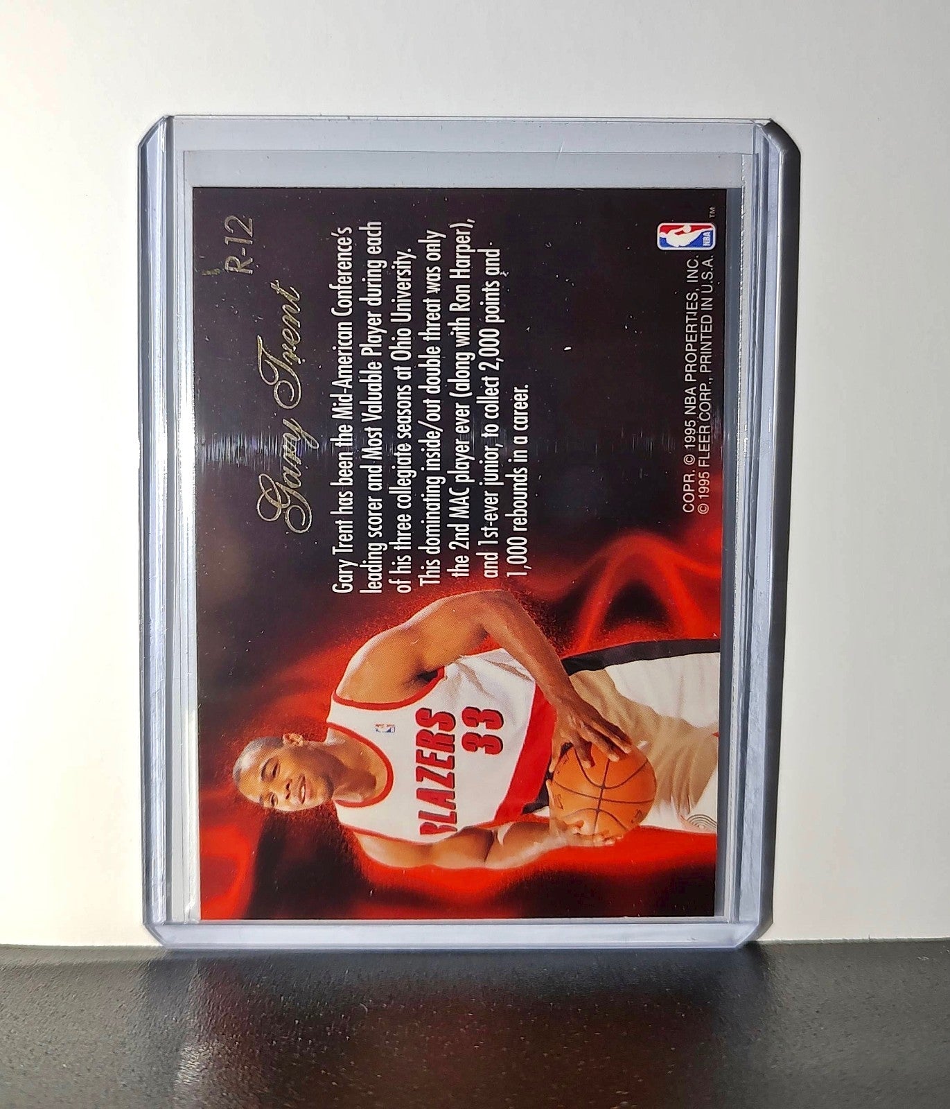 Gary Trent Rookie 1995-96 Flair NBA #R-12 Class of '95