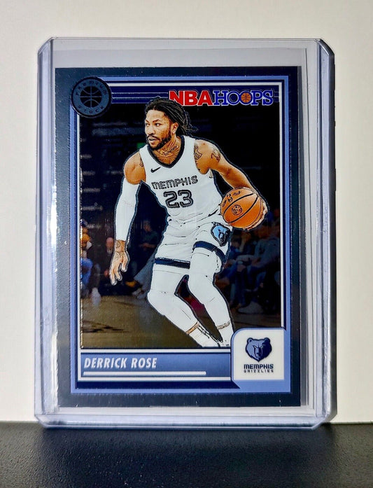 Derrick Rose 2023-24 Panini Premium Stock NBA Hoops #72 Card Memphis Grizzlies