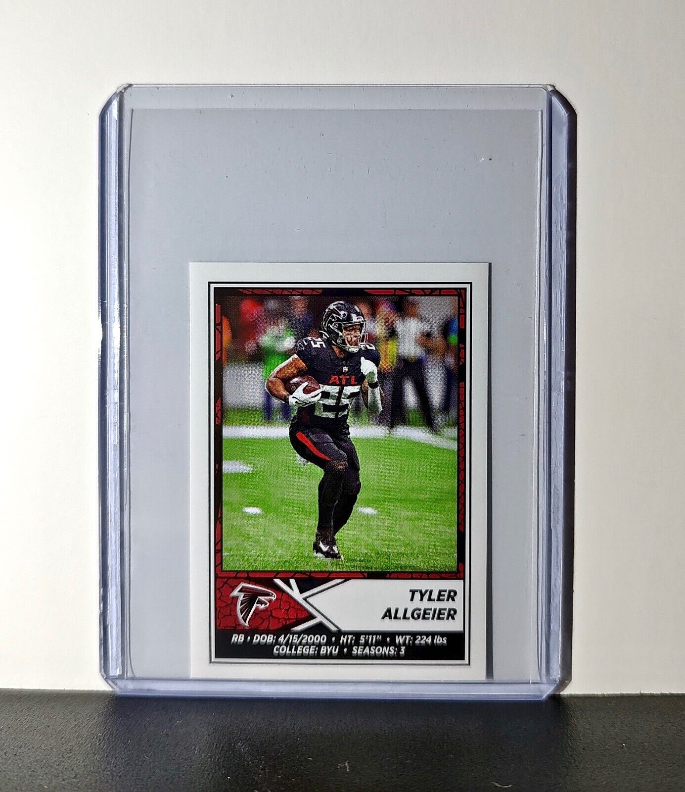 Tyler Allgeier 2024 Panini NFL Sticker #429 Atlanta Falcons