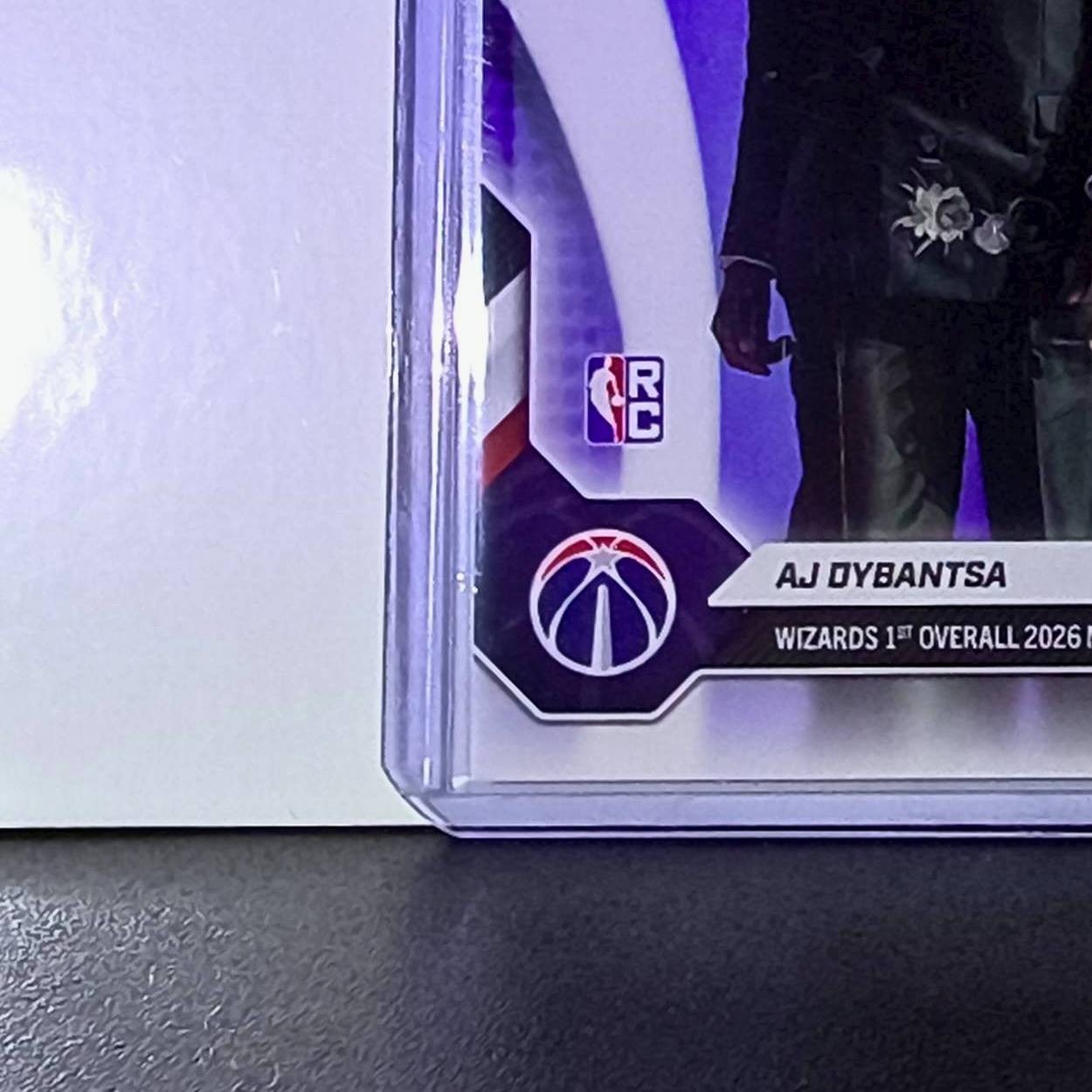 AJ Dybantsa Rookie 2026-27 Topps NBA Draft Night #ADYB Card Wizards