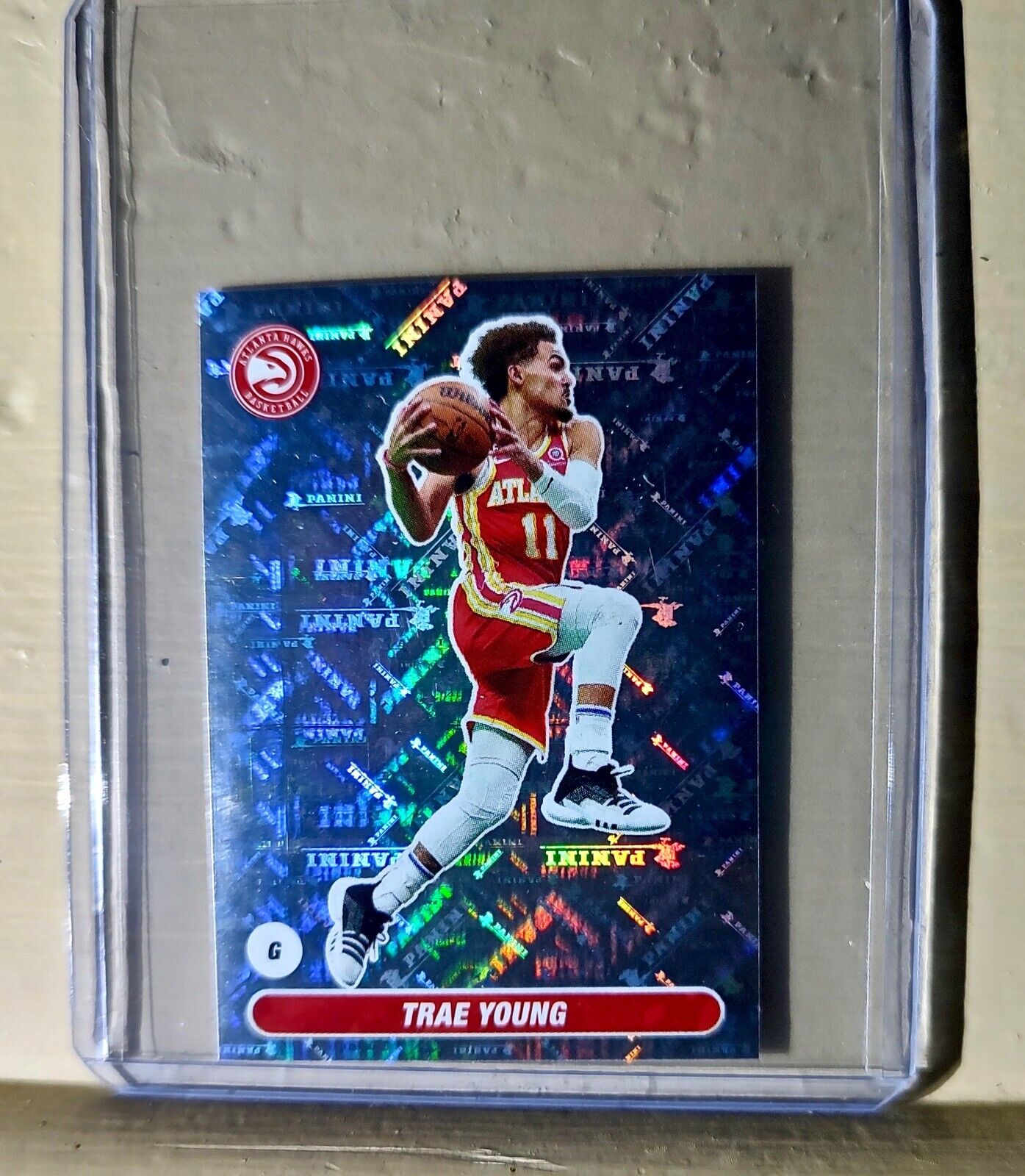 2023-24 Trae Young Panini NBA Basketball #99 Sticker Atlanta Hawks