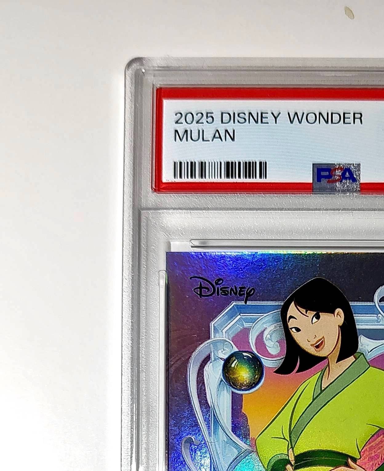 Mulan 2025 Topps Disney Cartoon Princess #158 Card Mulan PSA 10 Gem