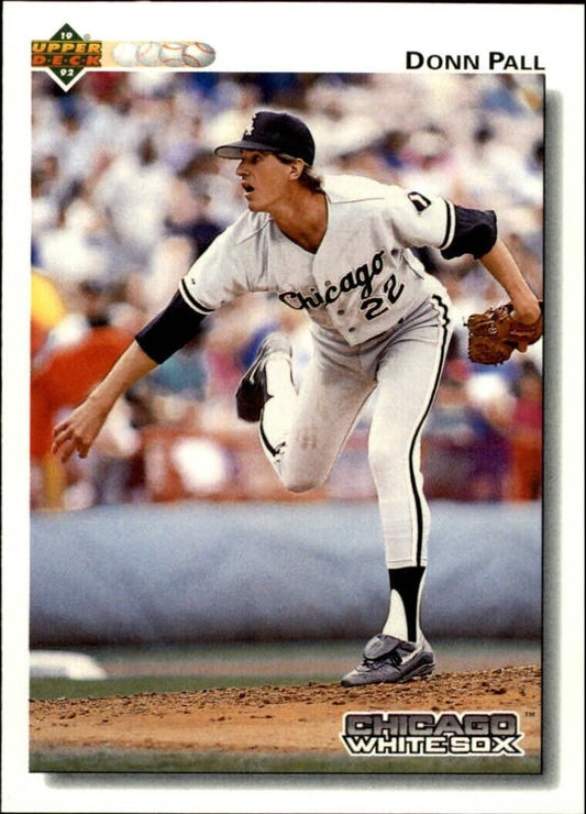 Donn Pall 1992 Upper Deck MLB #592 Baseball Card Chicago White Sox