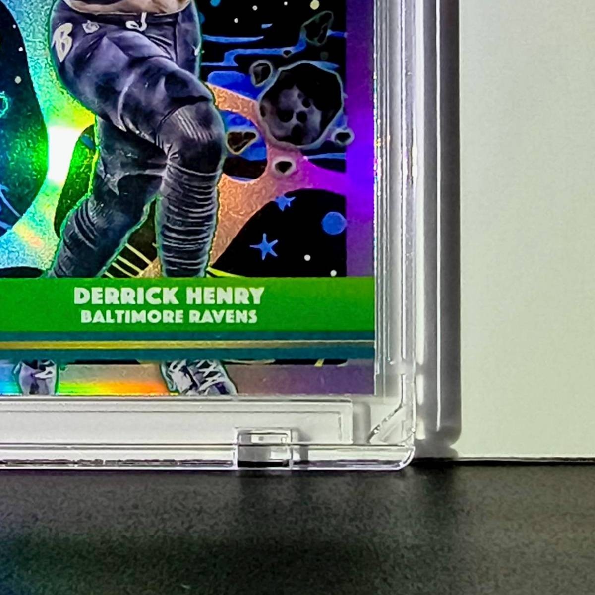 Derrick Henry 2025 NFL Topps Chrome Cosmic Refractor #8 Football Card Ravens