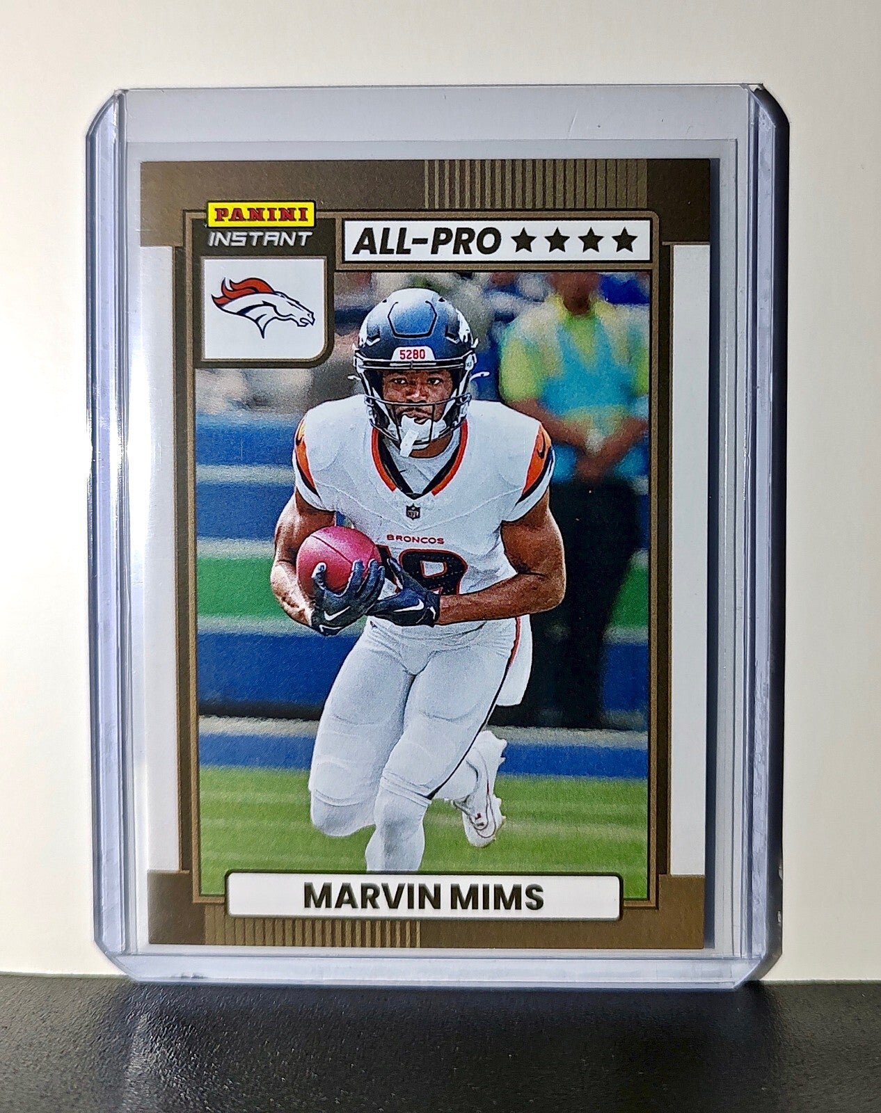 Marvin Mims 2024 All-Pro Panini NFL #28 Football Card Denver Broncos 1 of 101