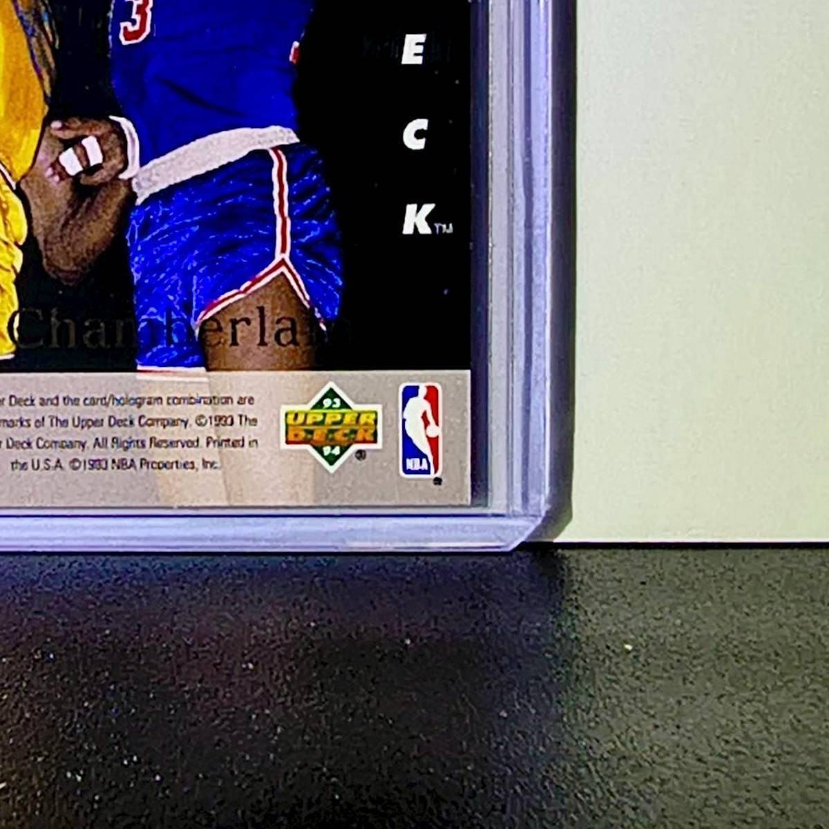 Michael Jordan Wilt Chamberlain 1993-94 Upper Deck Seven Straight SP3 Card Bulls