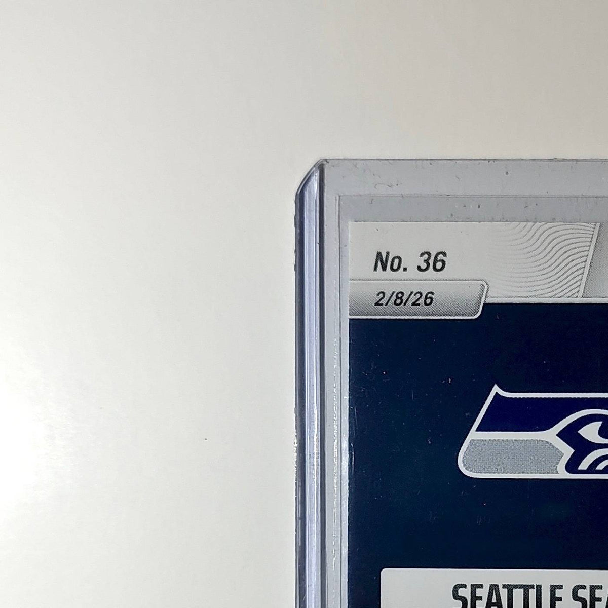 Seattle Seahawks 2026 Super Bowl LIX Champions Panini NFL #36 Football Card