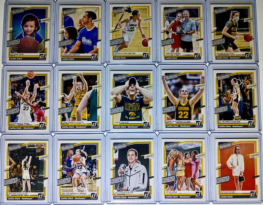Caitlin Clark Highlights Complete Set Collection 2024 Panini Card Iowa Hawkeyes