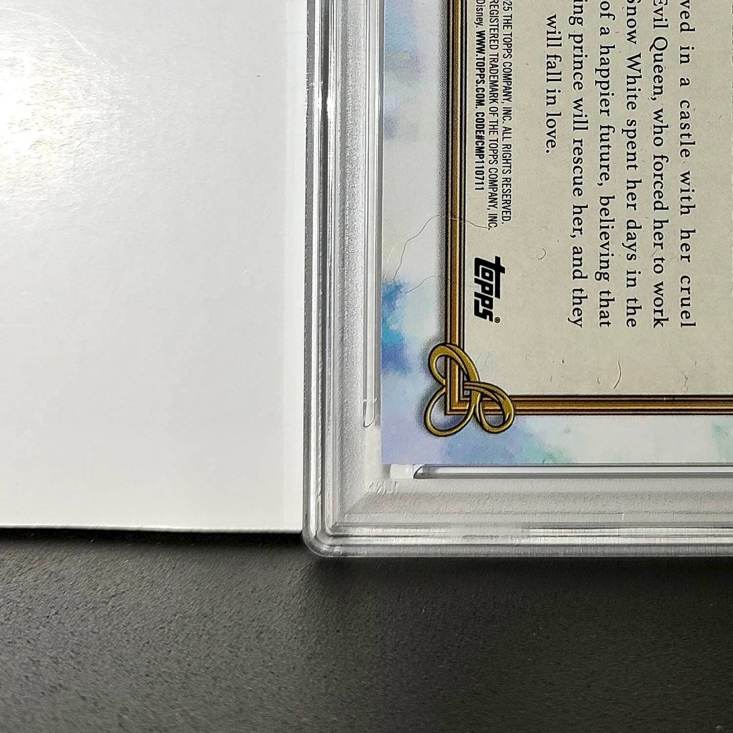 The Queen's Castle 2025 Topps Disney #C-1 Card PSA 9 MT