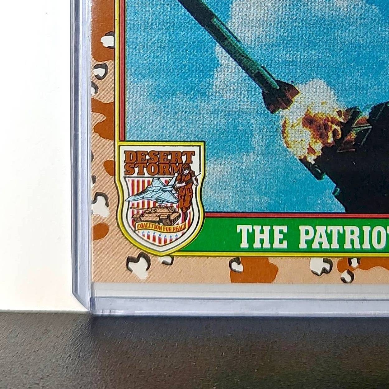 The Patriot Missile 1991 Topps Desert Storm #48 Card