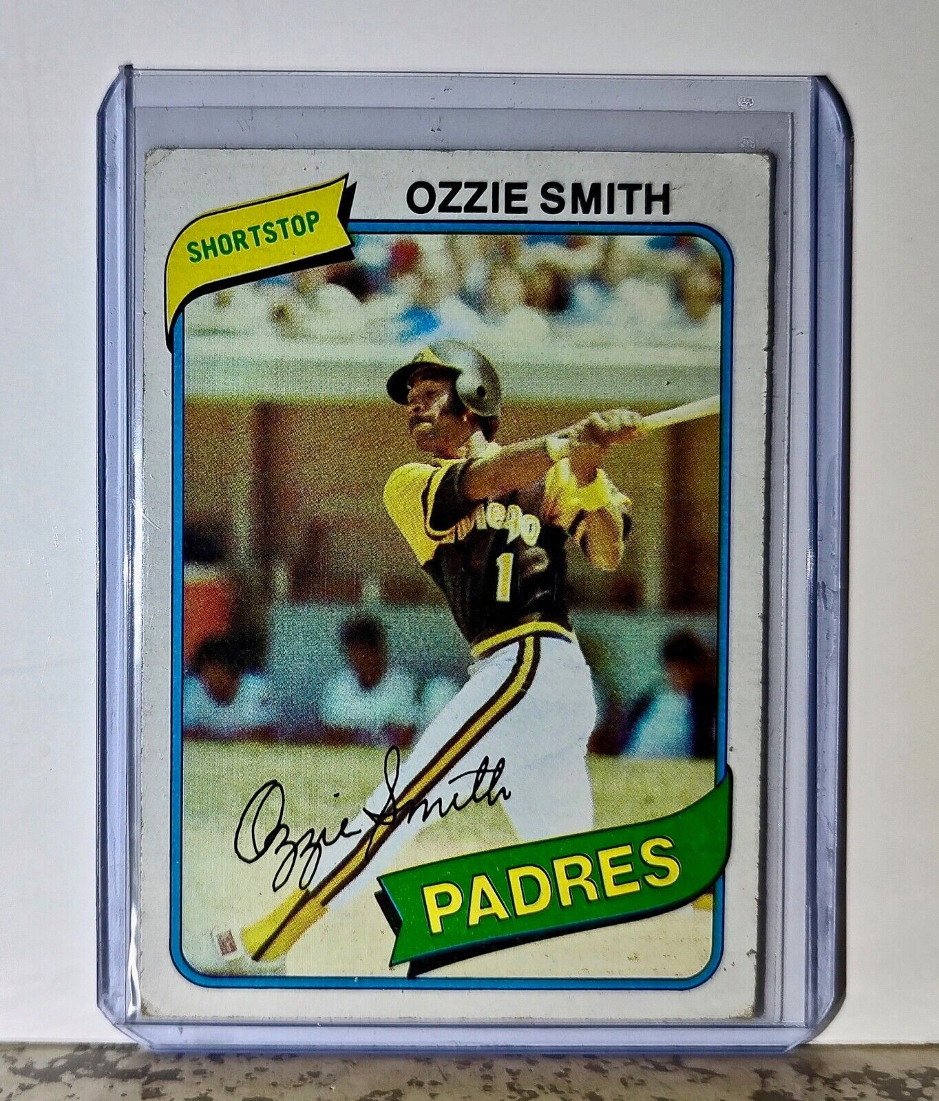 Ozzie Smith 1980 Topps MLB #393 Baseball Card San Diego Padres