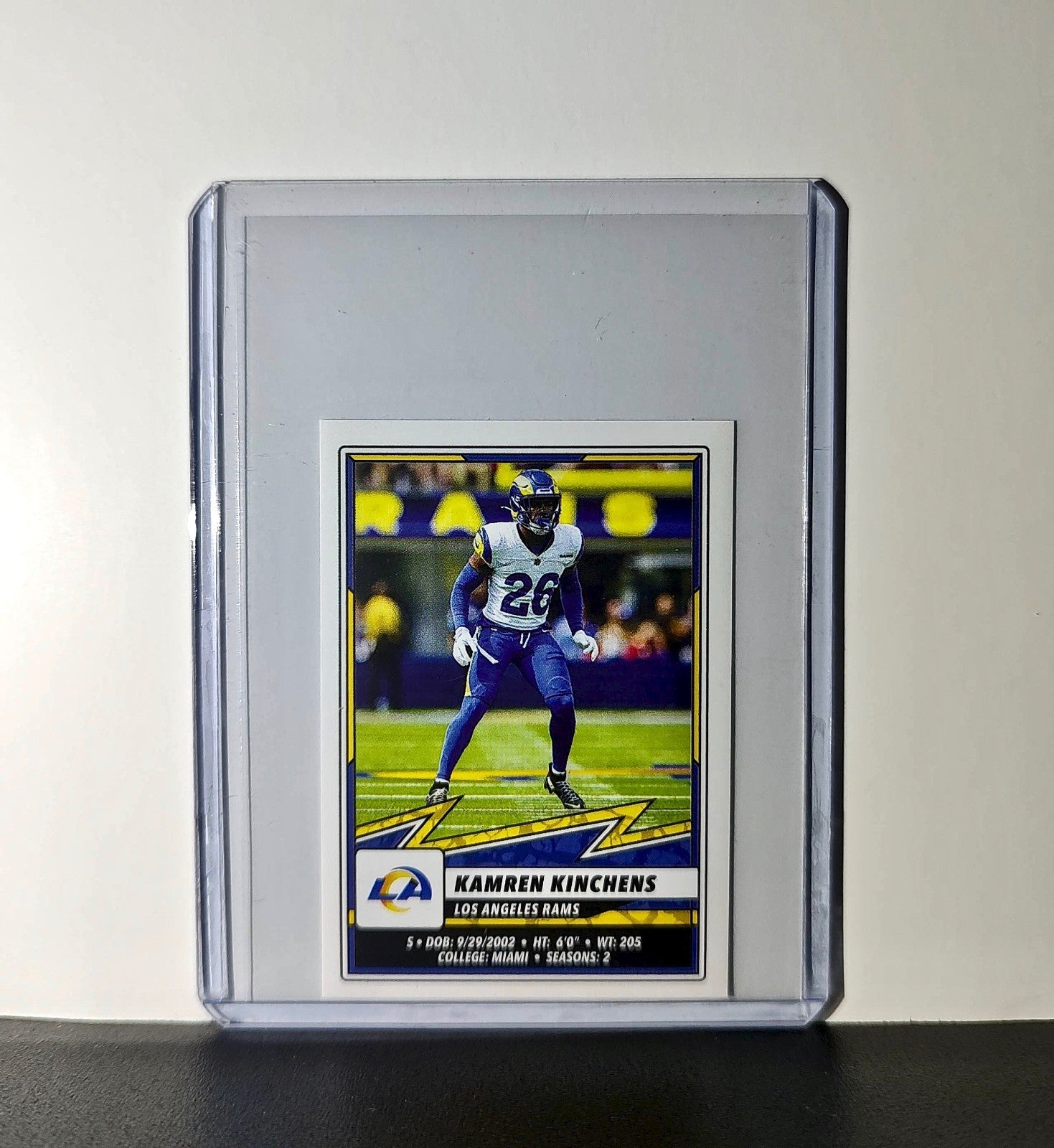 Kamren Kinchens 2025 Panini NFL #516 Sticker Los Angeles Rams