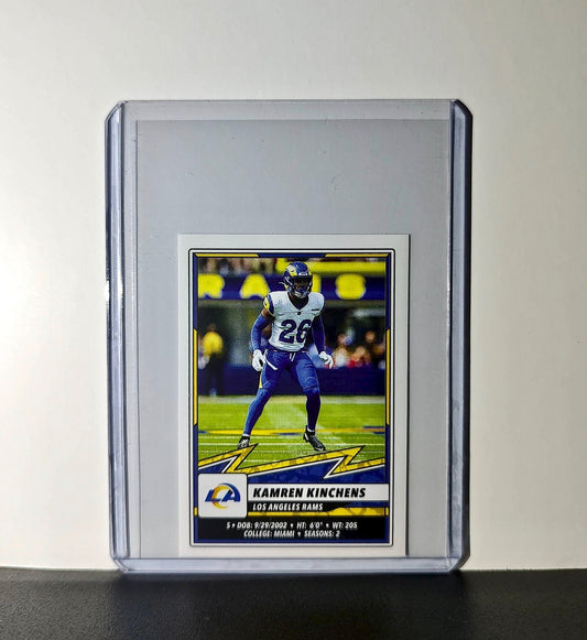 Kamren Kinchens 2025 Panini NFL #516 Sticker Los Angeles Rams