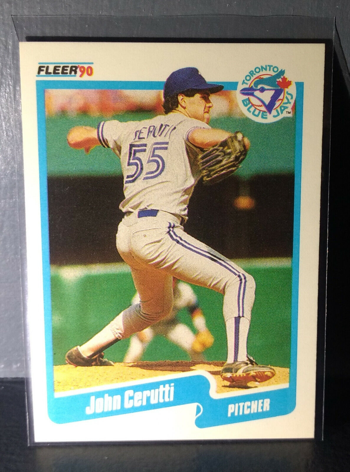 1990 John Cerutti Fleer Baseball Card #78