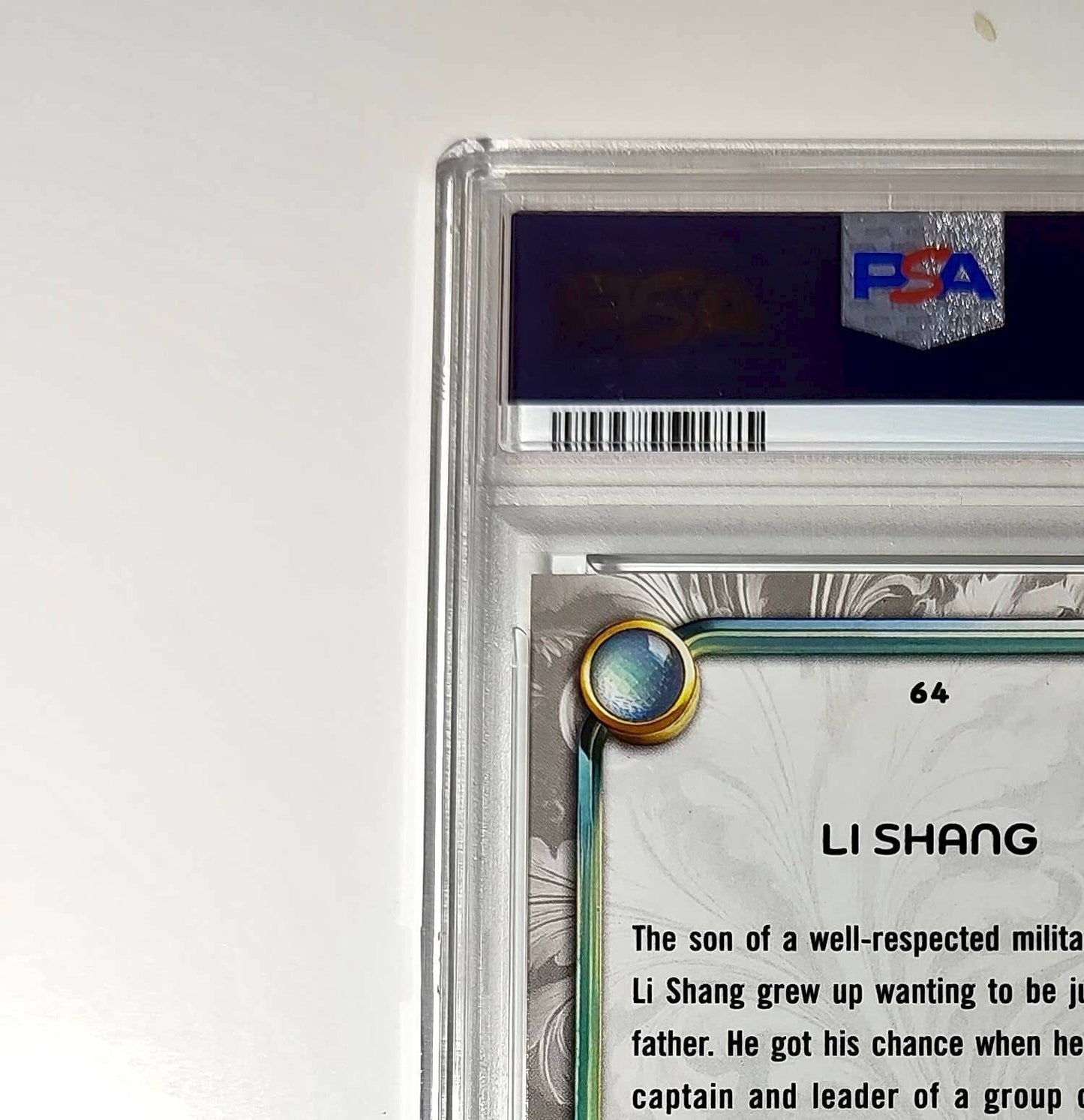 Li Shang 2025 Topps Disney Wonder #64 Winter Variant Card Mulan PSA 10