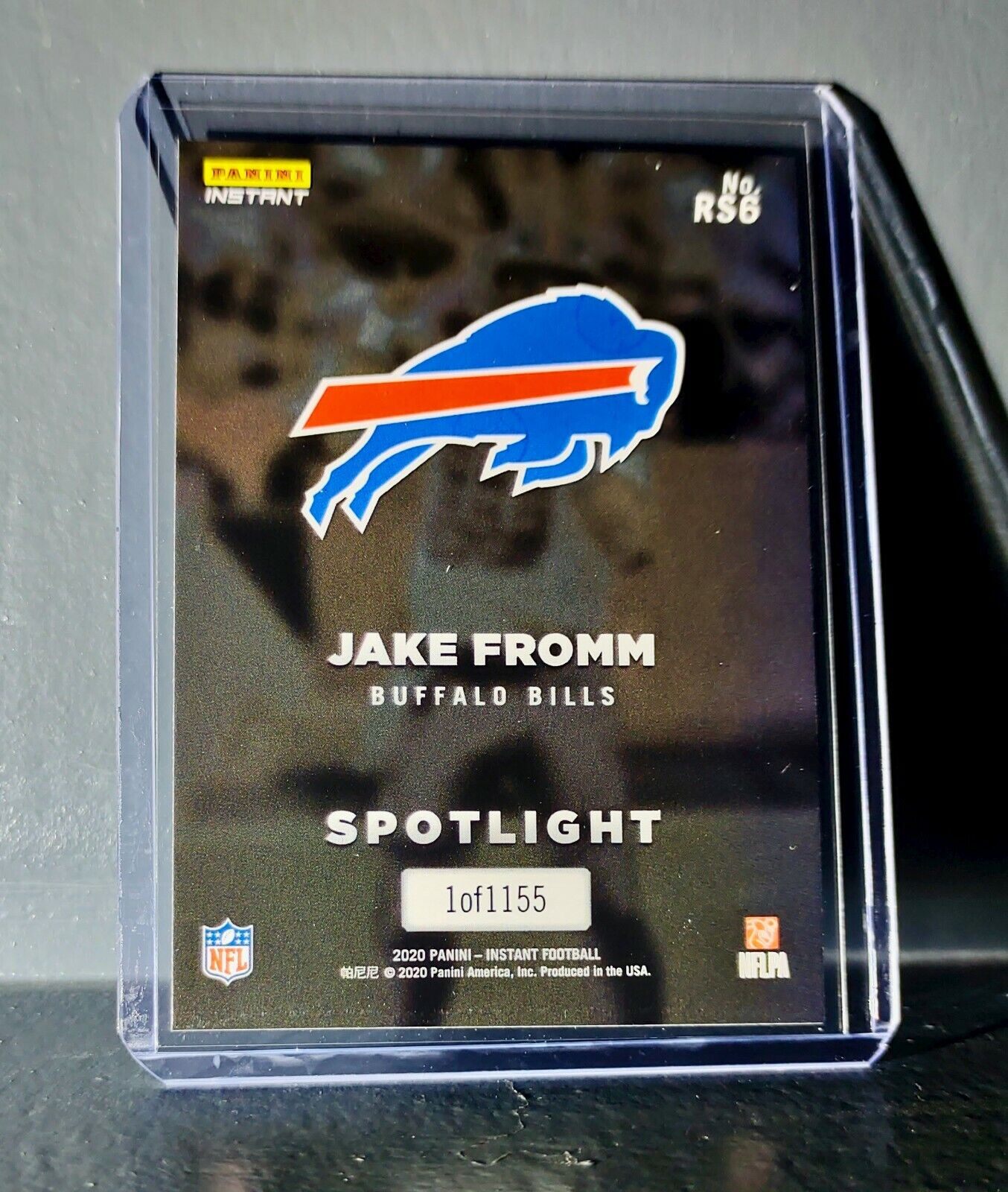 Jake Fromm 2020 Panini NFL Rookie Spotlight #6 Football Card 1 of 1155