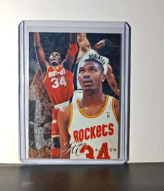 Hakeem Olajuwon 1995-96 Flair NBA #52 Card Houston Rockets