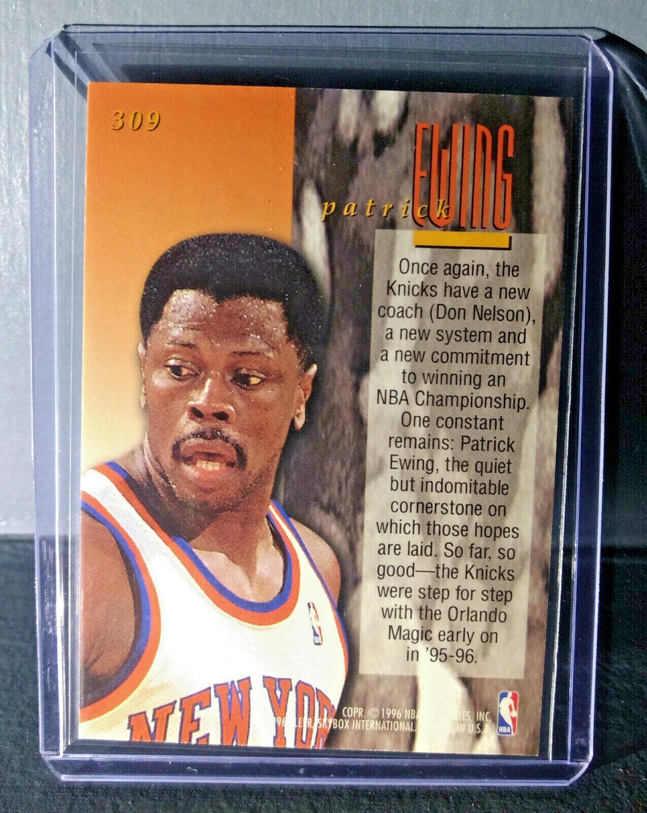 1995-96 Patrick Ewing Fleer Ultra #309 Encore Basketball Card