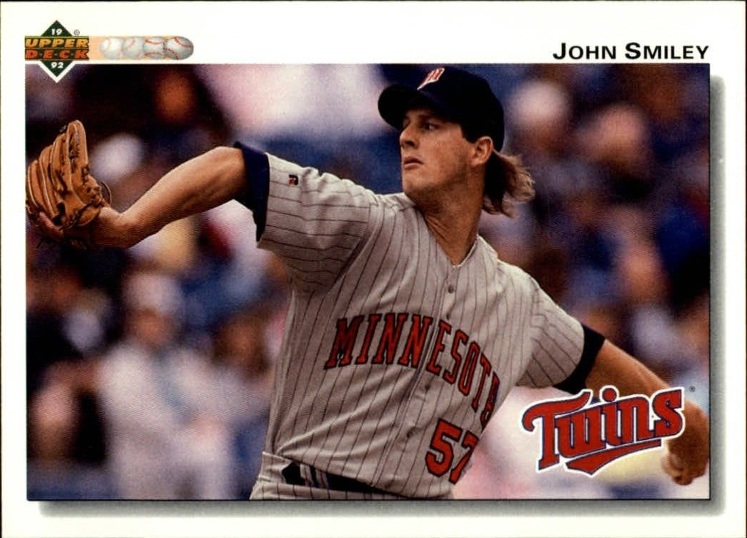 John Smiley 1992 Upper Deck MLB #785 Baseball Card Minnesota Twins