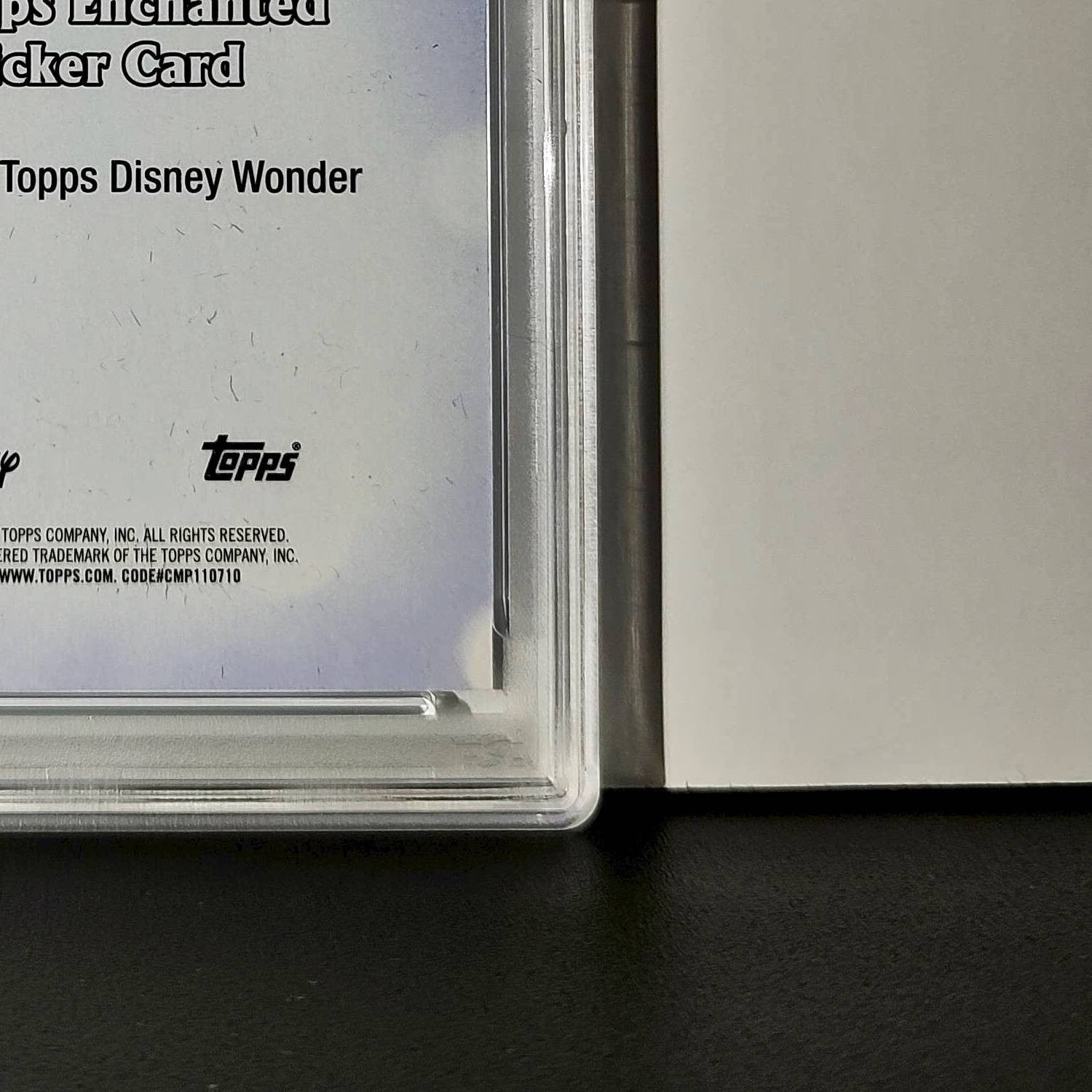 Merlin 2025 Topps Disney #ES-11 Enchanted Sticker Card PSA 8