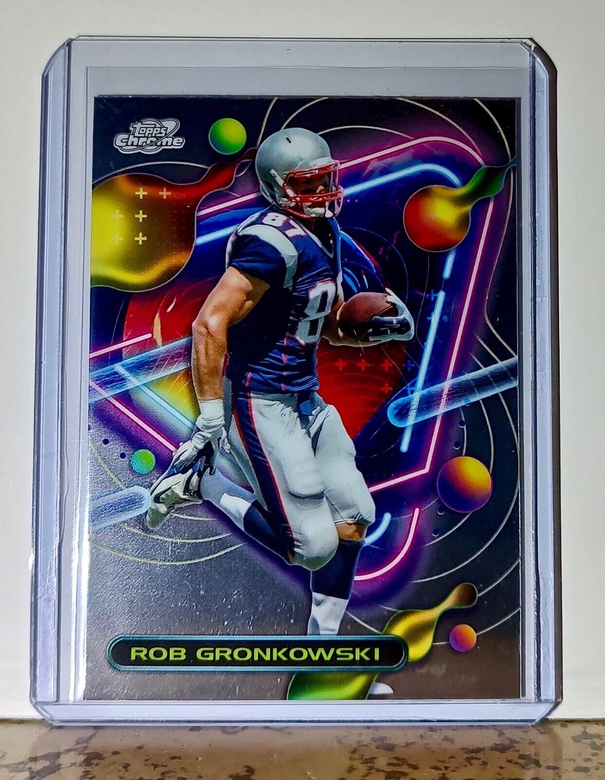 Rob Gronkowski 2023 Topps Chrome Cosmic NFL #282 Card New England Patriots