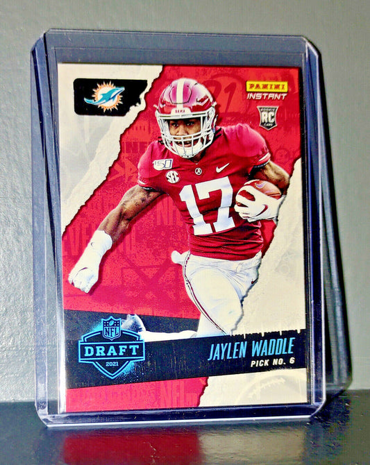 Jaylen Waddle 2021 Panini NFL Instant Draft Night #6 Rookie Card 1 of 1075