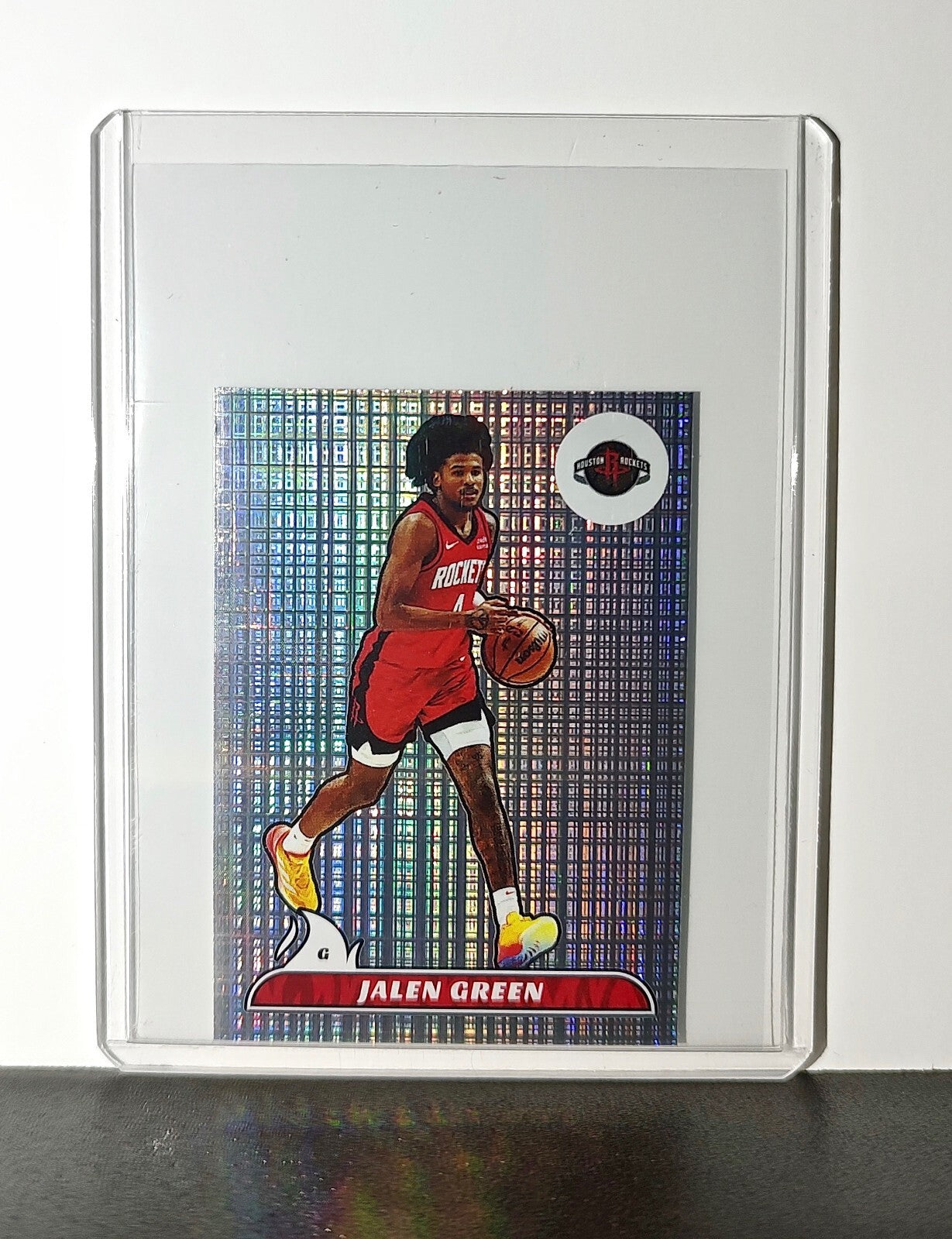 Jalen Green 2024-25 Panini NBA #345 Foil Sticker Card Houston Rockets