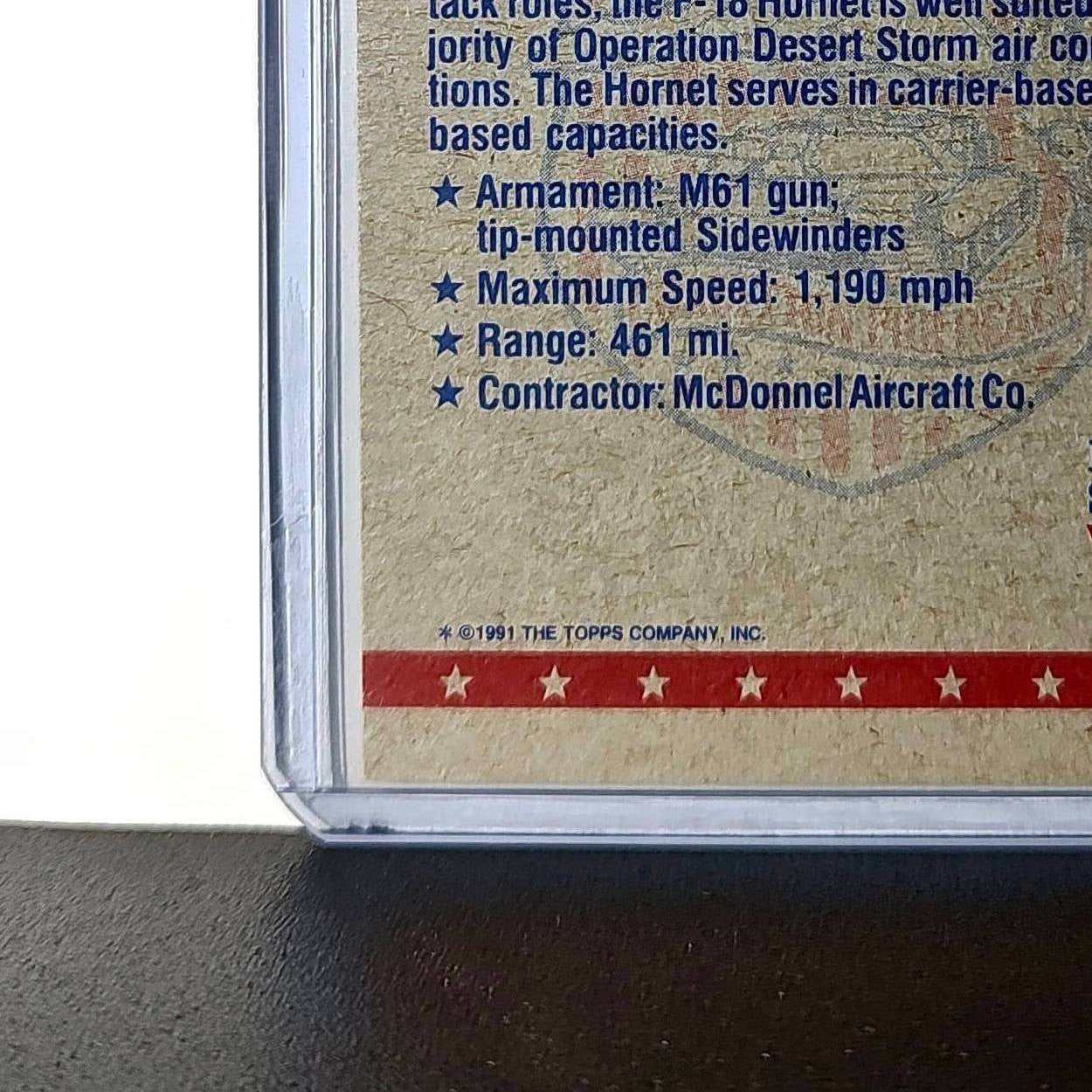 Flying High – The F/A-18 1991 Topps Desert Storm #27 Card
