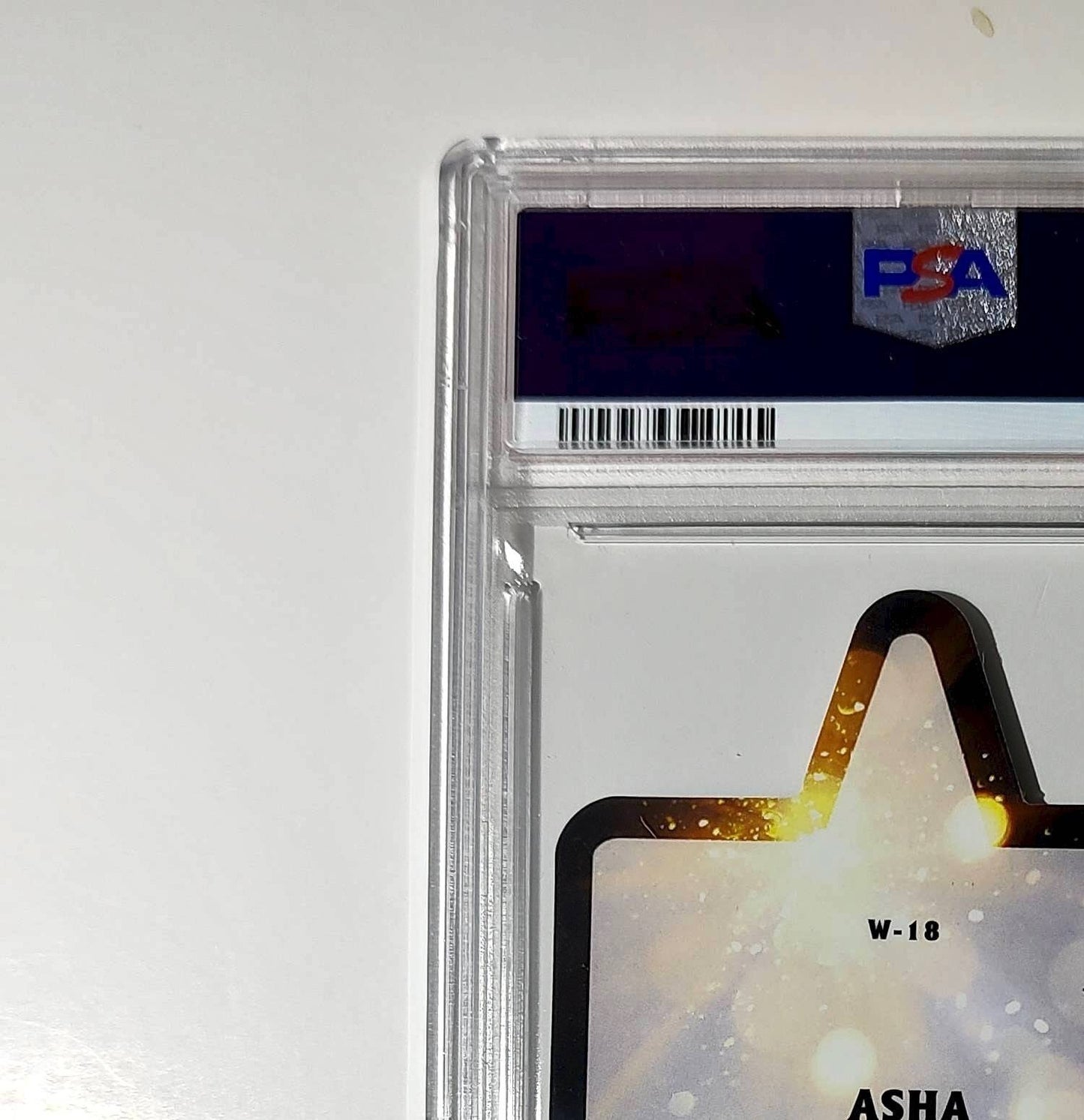 Asha 2025 Topps Chrome Disney #W-18 Wish Upon A Star Die Cut Card Wish PSA 9