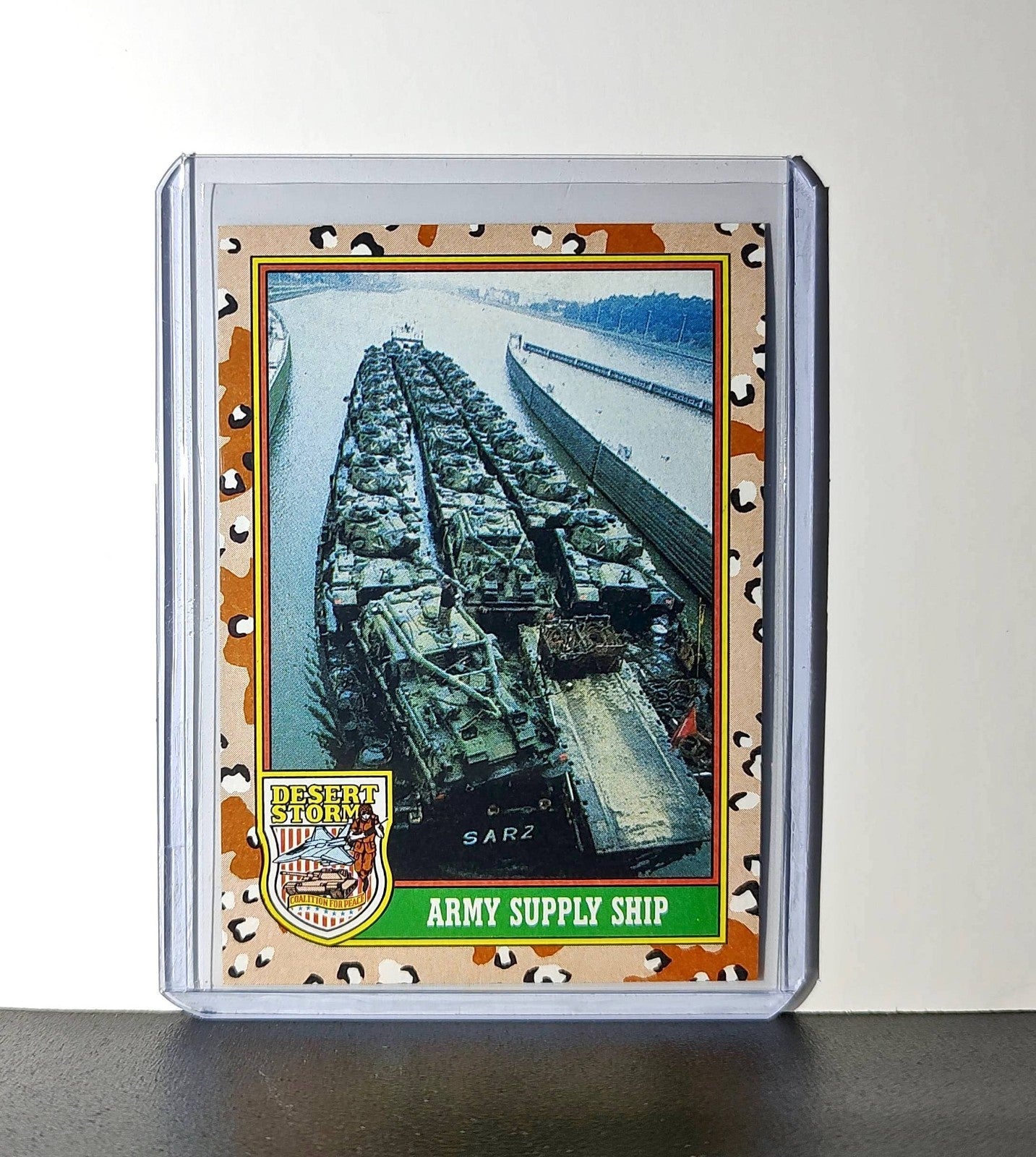 Army Supply Ship 1991 Topps Desert Storm #54 Card