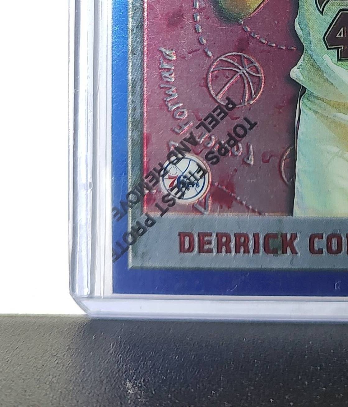Derrick Coleman 1995-96 Topps Finest NBA #240 Card 76ers