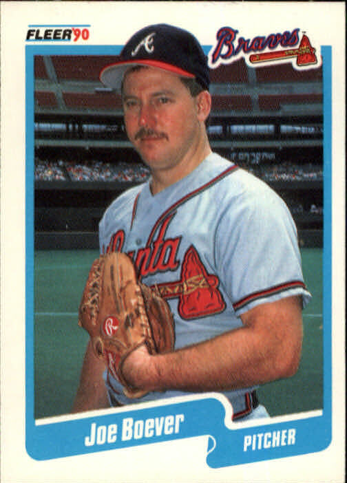 1990 Joe Boever Fleer Baseball Card #577
