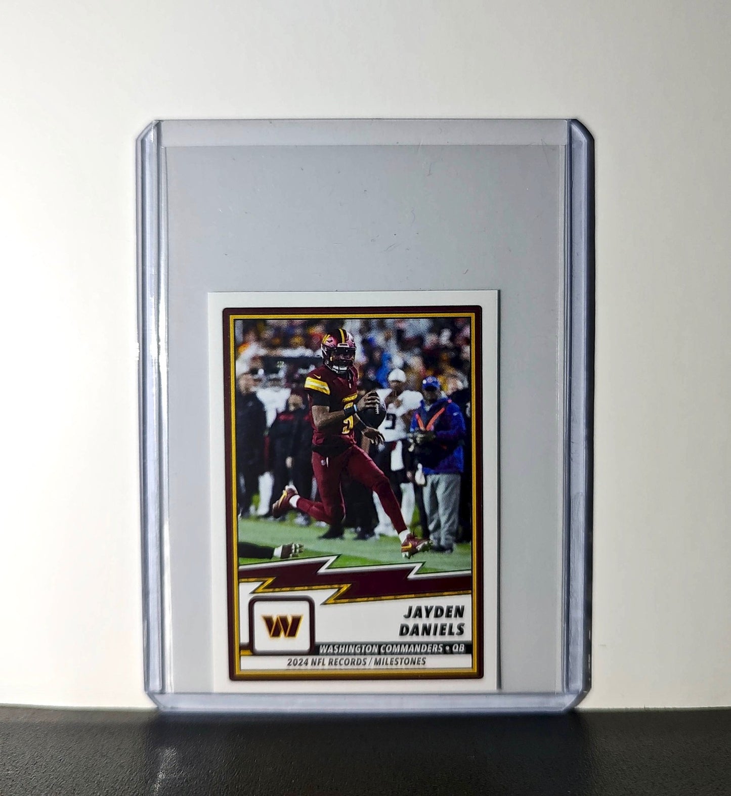 Jayden Daniels 2025 Panini NFL #28 Record/Milestone Sticker