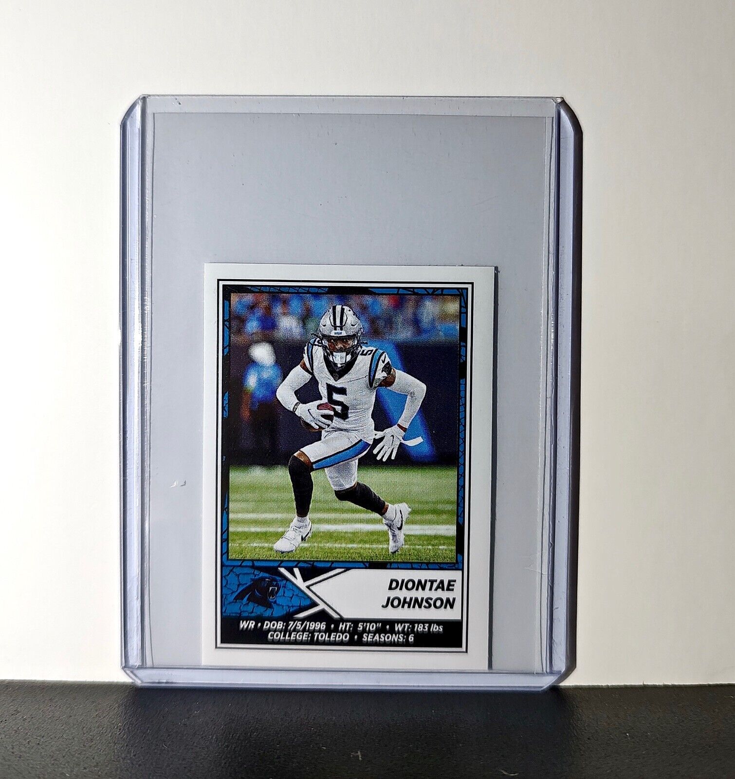 Diontae Johnson 2024 Panini NFL Sticker #447 Carolina Panthers