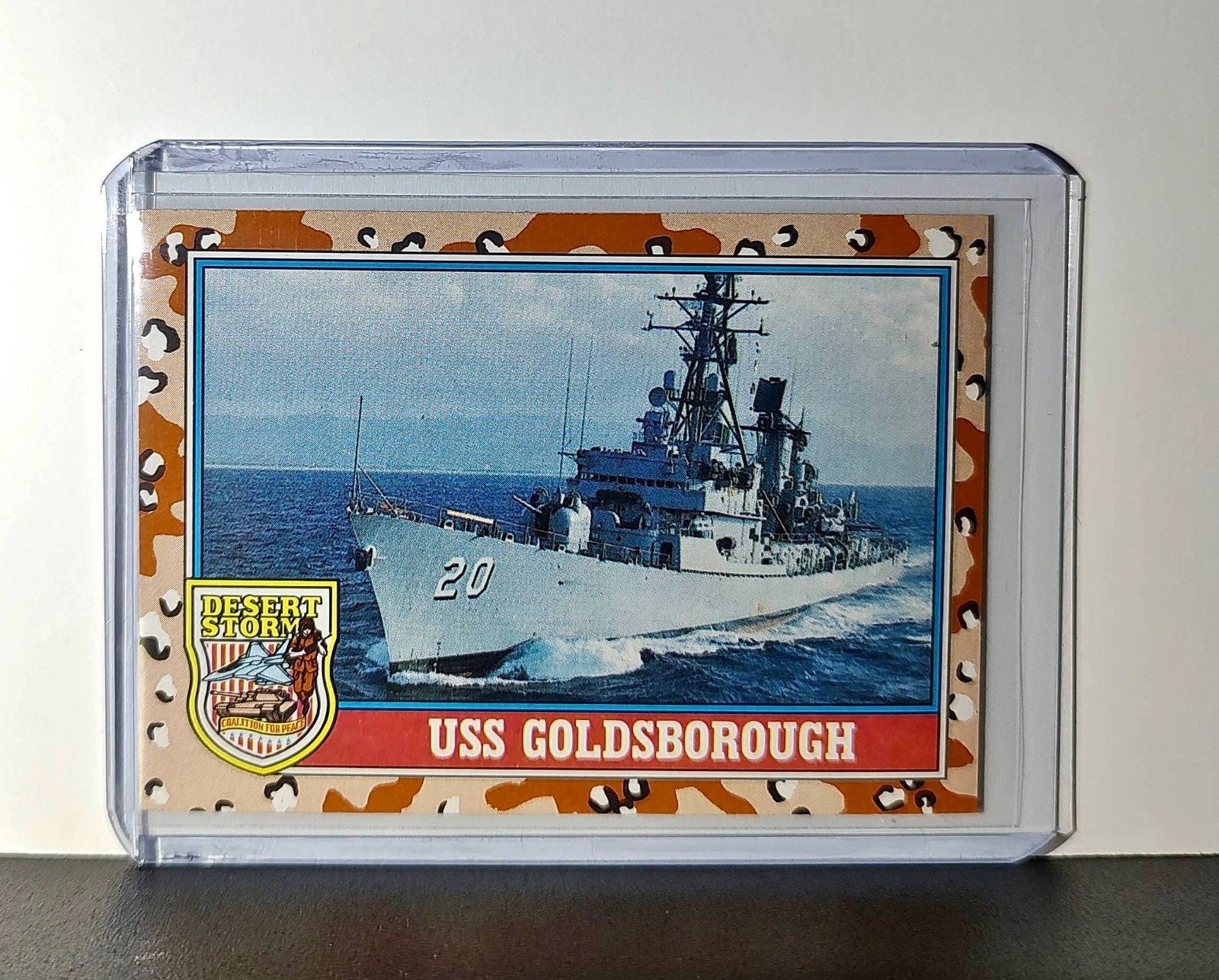 USS Goldsborough 1991 Topps Desert Storm #123 Card