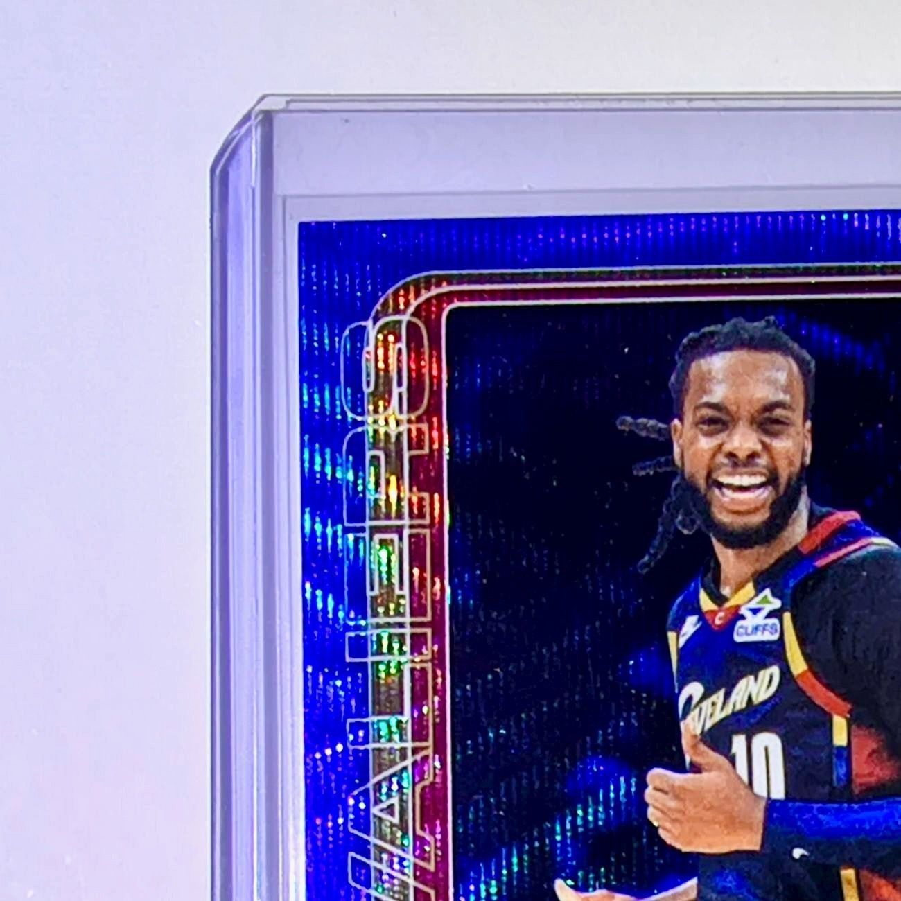 Darius Garland 2025-26 NBA Topps Chrome Update Blue Refractor 60/150 #32 Card