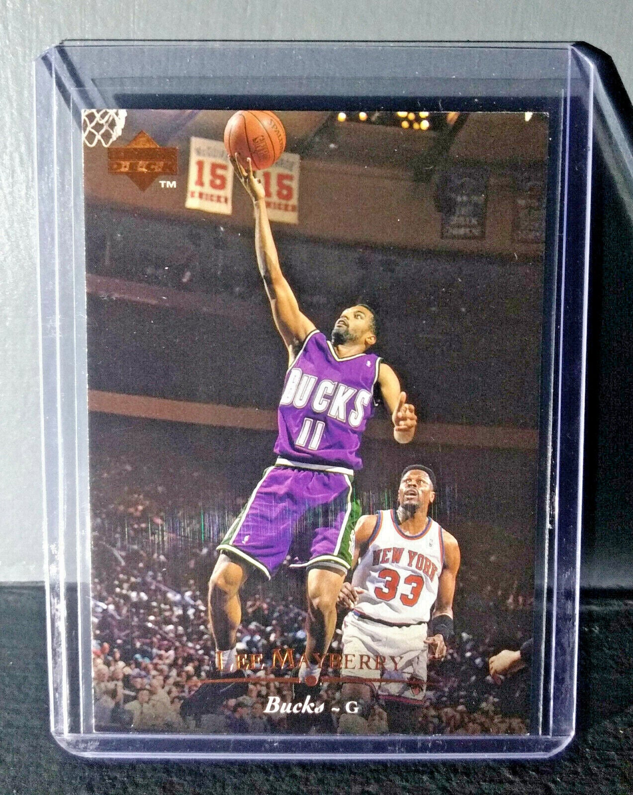 1995-96 Upper Deck Lee Mayberry #107 Basketball Card