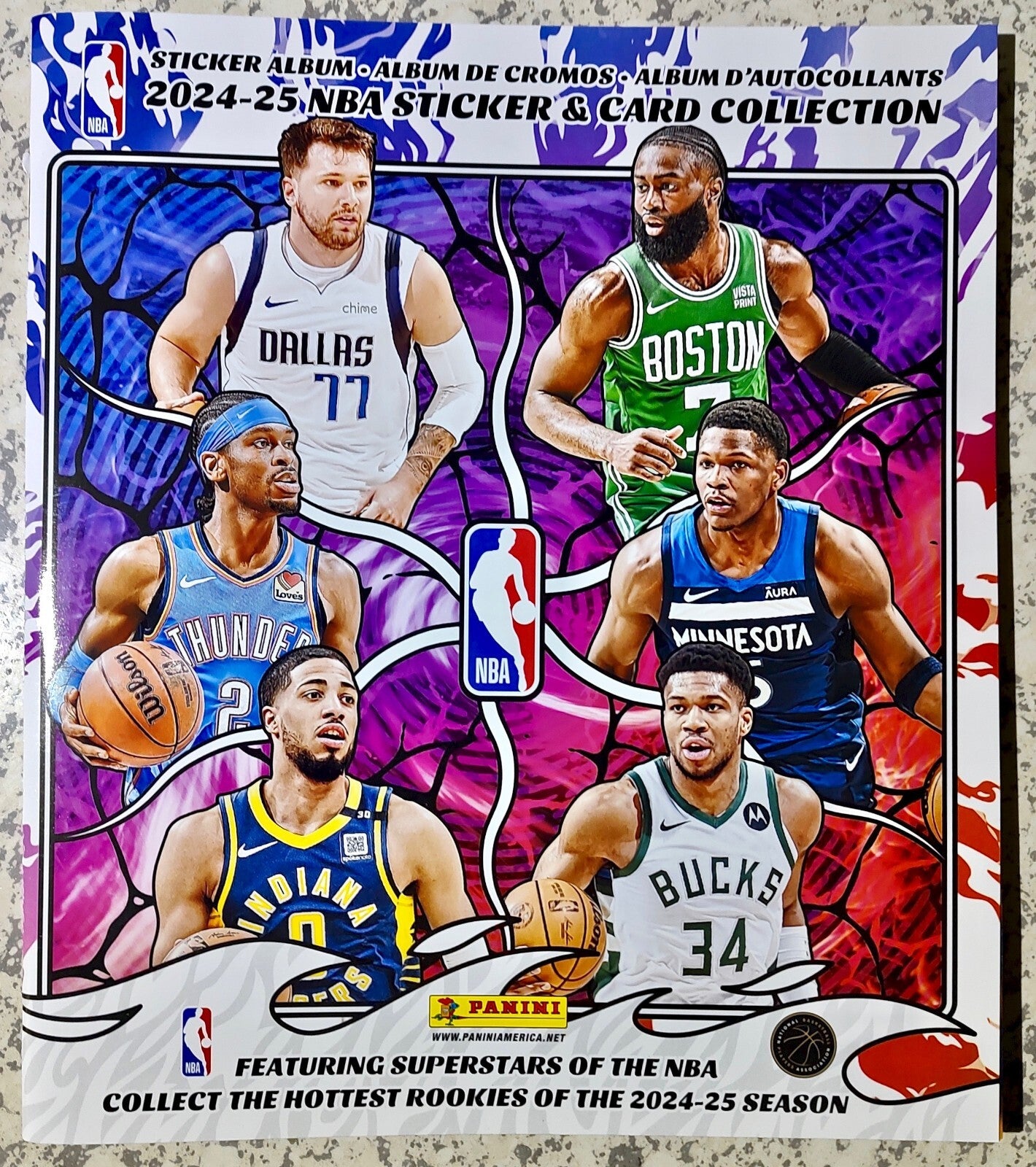 2024-25 Panini NBA Sticker and Card Collection Sticker Album - New, Empty, Mint