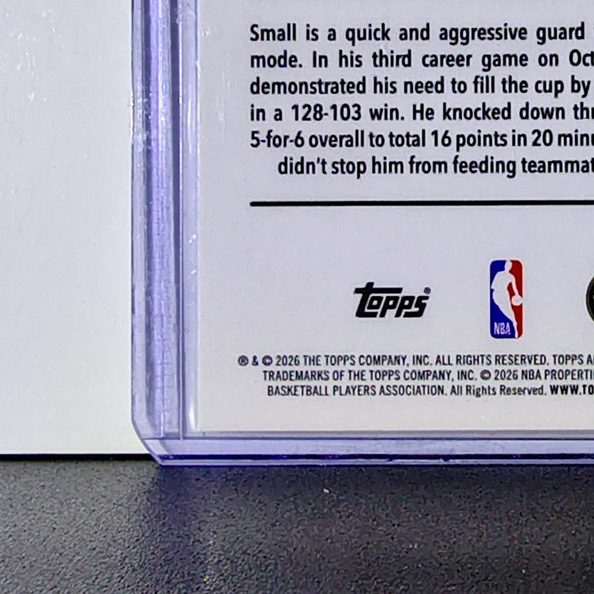 Javon Small Rookie 2025-26 NBA Topps Chrome Update X-Fractor #199 Card Grizzlies