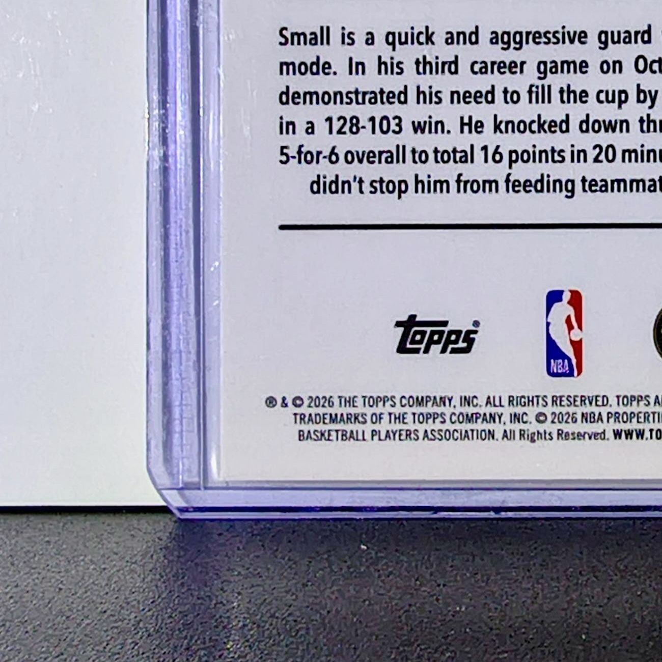 Javon Small Rookie 2025-26 NBA Topps Chrome Update X-Fractor #199 Card Grizzlies