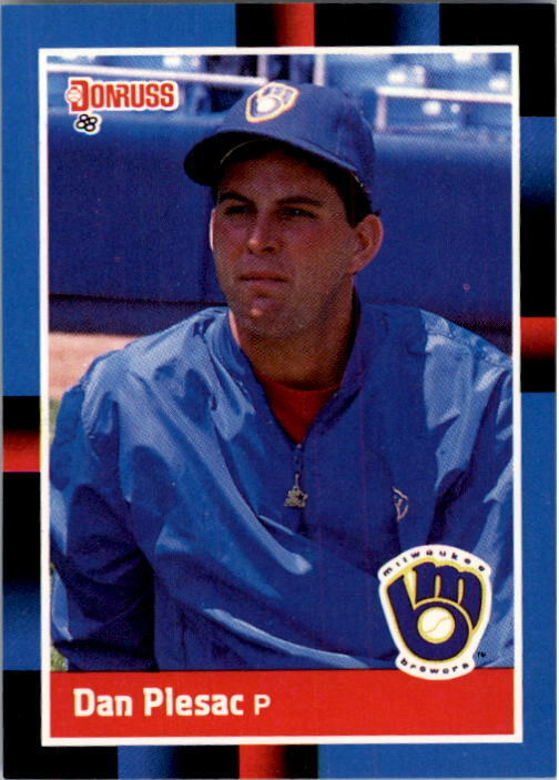 1988 Dan Plesac Donruss Baseball Card #109