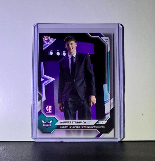 Hannes Steinbach Rookie 2026-27 Topps NBA Draft #HSTE Card Hornets