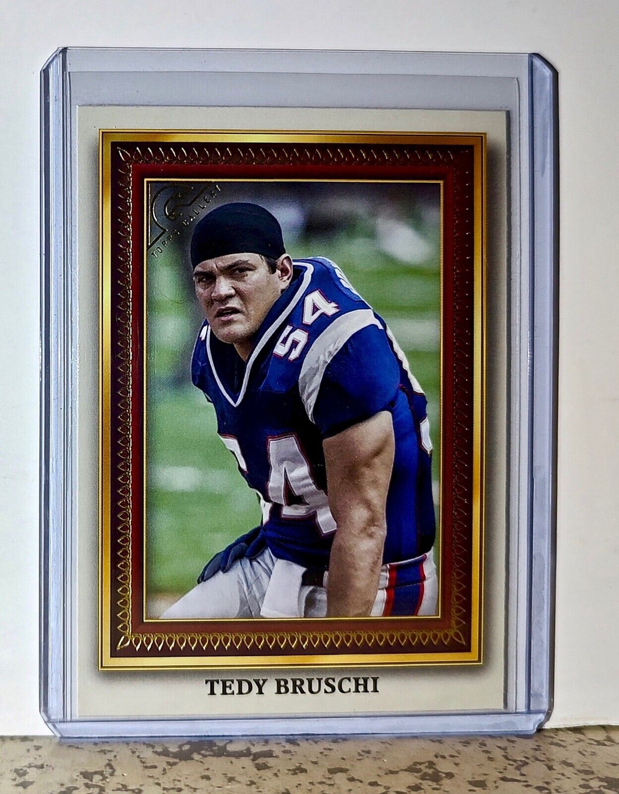 Tedy Bruschi 2023 Topps Gallery NFL #PG-22 Football Card New England Patriots