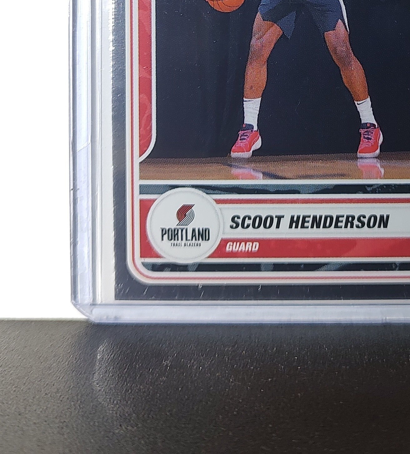 Scoot Henderson Rookie 2023-24 Panini NBA Sticker Foil Card #73 Trail Blazers
