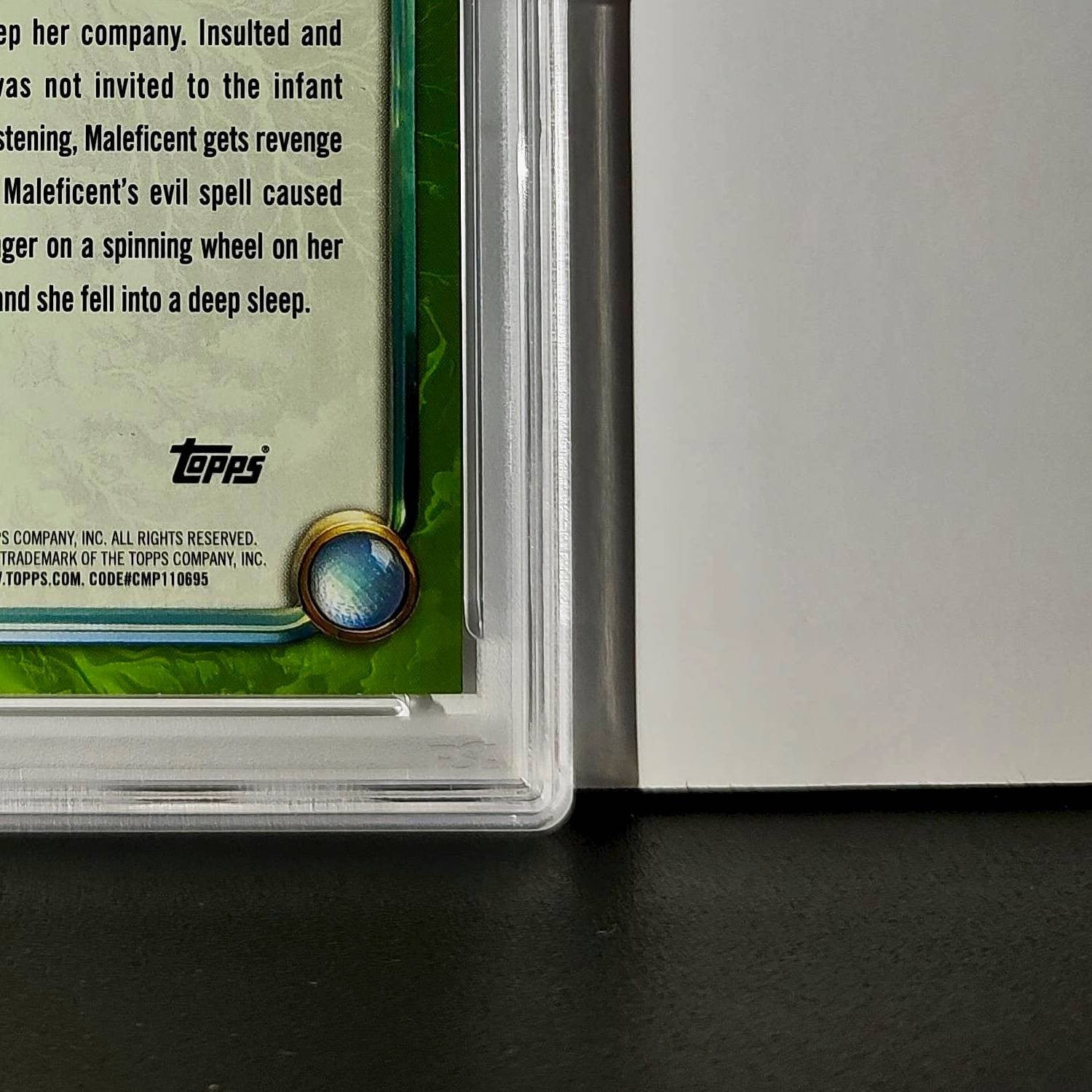 Maleficent 2025 Topps Disney Wonder #175 Card Sleeping Beauty PSA 8