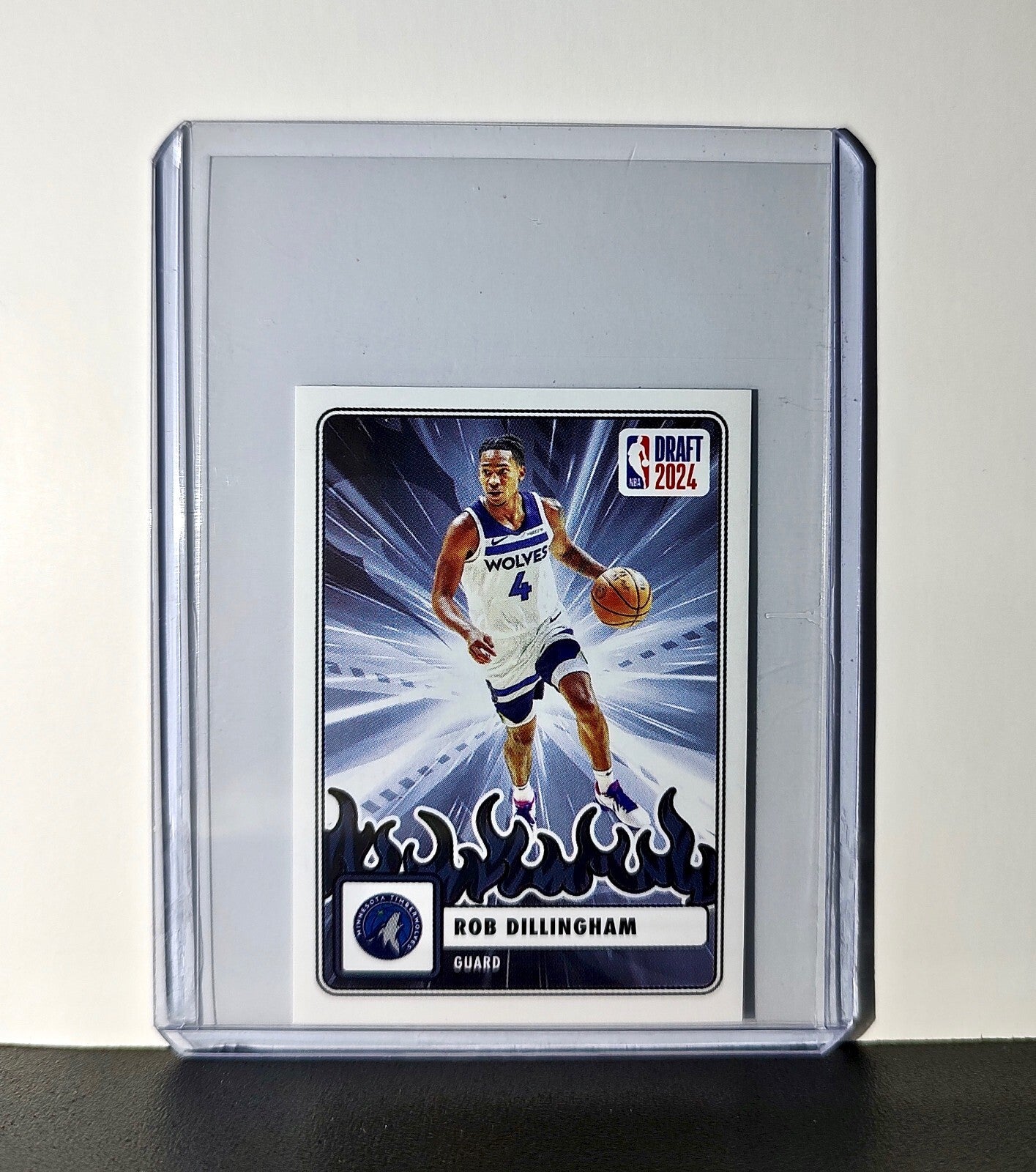 Rob Dillingham Rookie Draft 2024-25 Panini NBA #86 Sticker Card Timberwolves