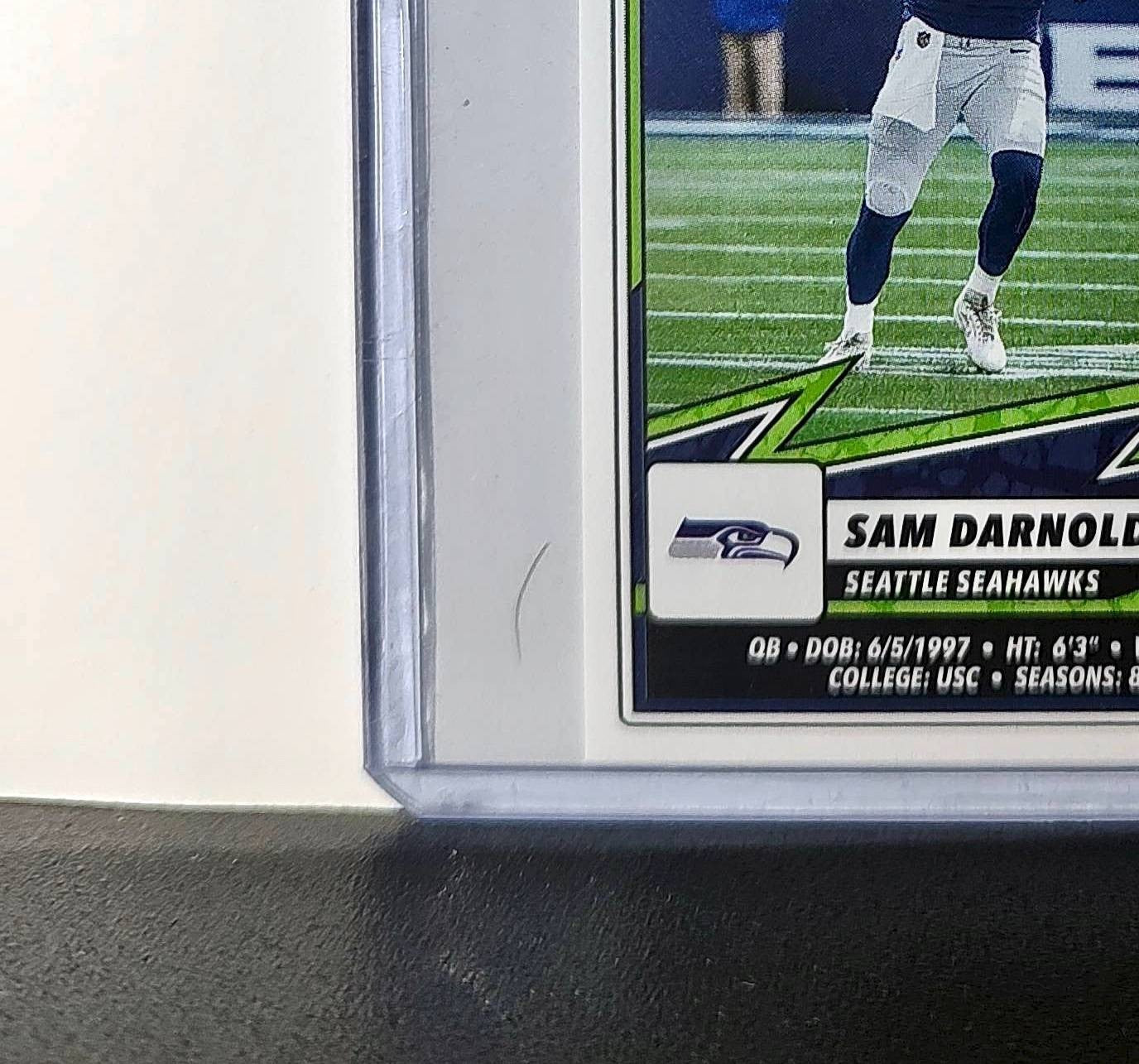Sam Darnold 2025 Panini NFL #536 Sticker Seattle Seahawks